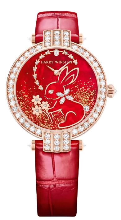 Harry Winston Premier Chinese New Year Automatic 36mm PRNAHM36RR034 Replica Watch